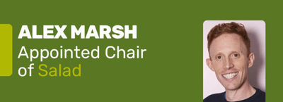 Alex Marsh appointed Chair of Salad Money