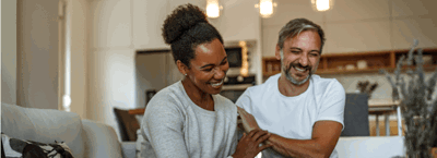 Couple avoiding everyday spending traps