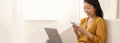woman looking at the importance of financial inclusion