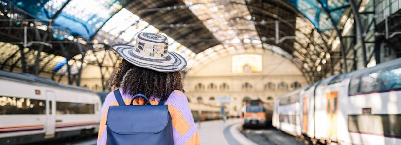 commuter saving money on train ticket