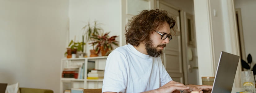 Man looking at UK government fund 