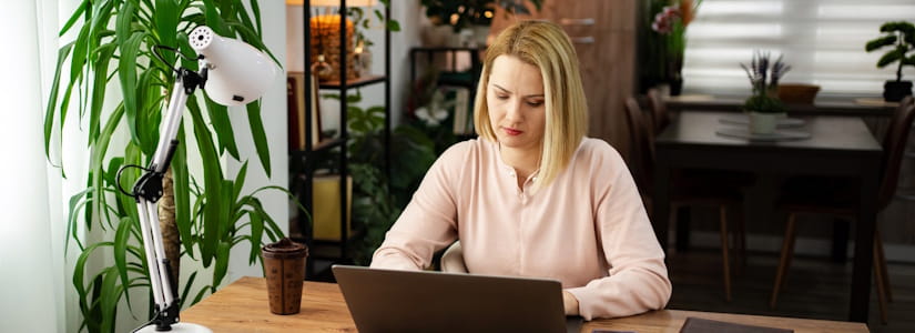 Woman understanding loan repayments